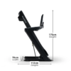 Tapis de course Commercial 2450 Écran tactile 24" Connecté iFIT
